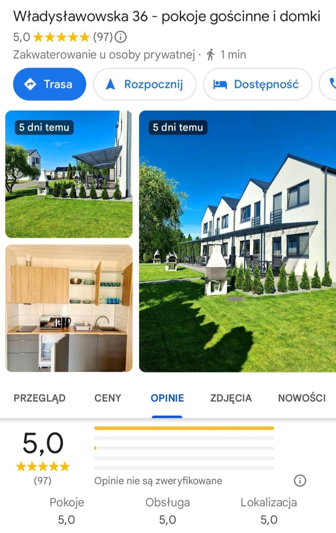 Wladyslawowska 36 - Domki I Pokoje Goscinne Władysławowo Exterior foto