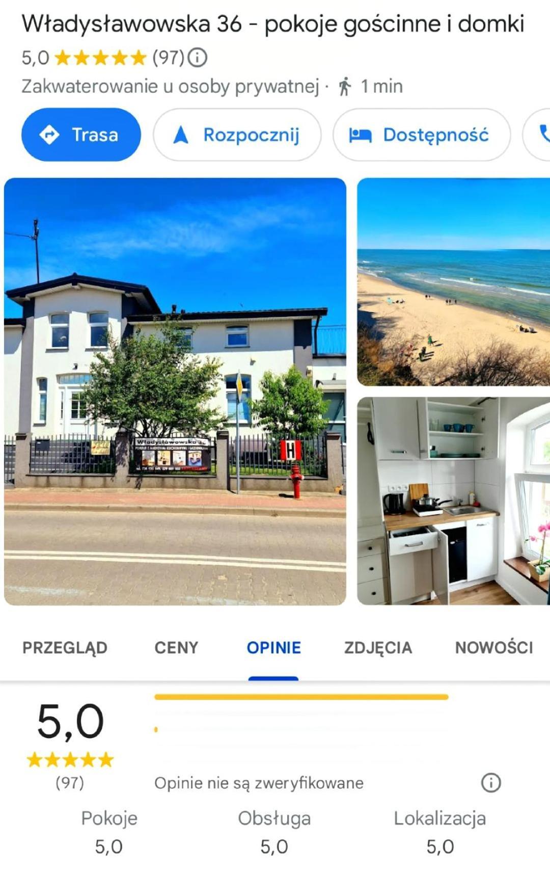 Wladyslawowska 36 - Domki I Pokoje Goscinne Władysławowo Quarto foto